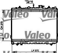 Радиатор охлаждения двигателя VALEO 735523