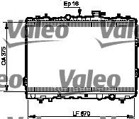 Радиатор охлаждения двигателя VALEO 735525