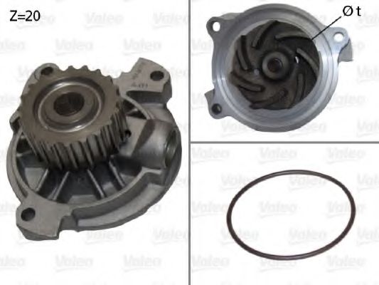Водяной насос VALEO 506920