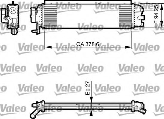 Радиатор охлаждения двигателя VALEO 735561