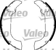 Тормозные колодки барабанные VALEO 554710