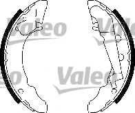 Тормозные колодки барабанные VALEO 554853