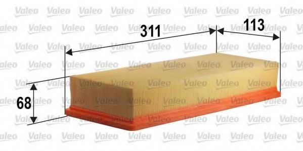 Воздушный фильтр VALEO 585362