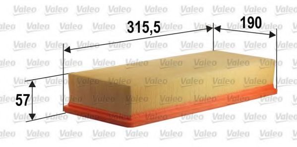 Воздушный фильтр VALEO 585394