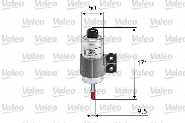 Топливный фильтр VALEO 587043 Топливный фильтр VALEO 587043