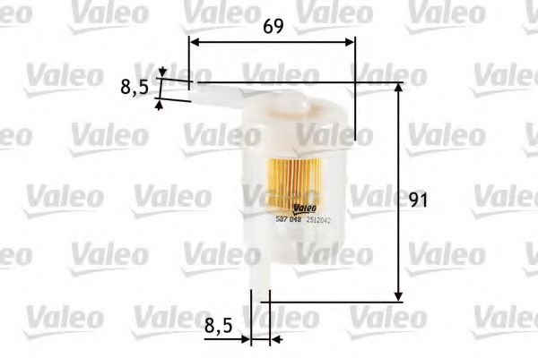 Топливный фильтр VALEO 587048