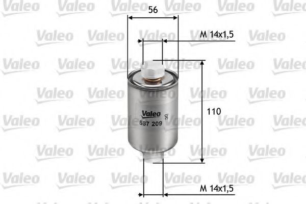 Топливный фильтр VALEO 587209