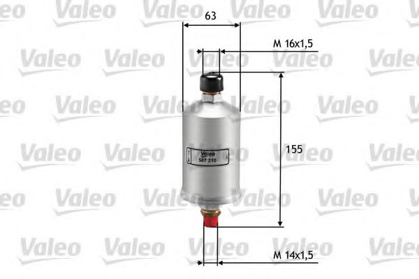 Топливный фильтр VALEO 587210