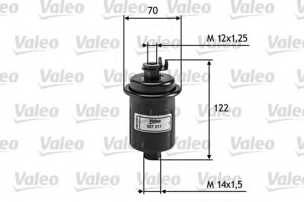 Топливный фильтр VALEO 587211