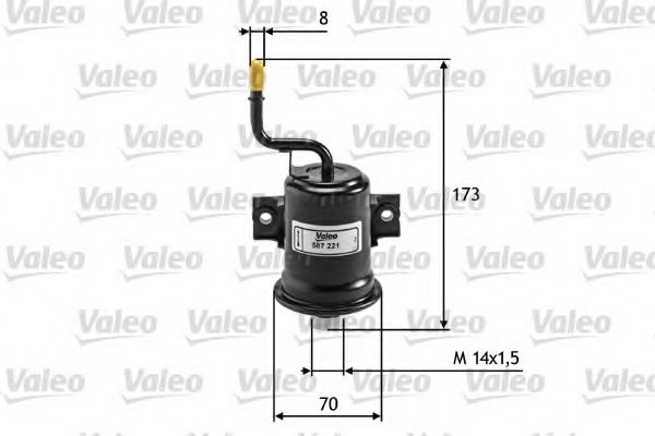 Топливный фильтр VALEO 587221