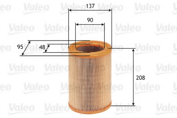 Воздушный фильтр VALEO 585608