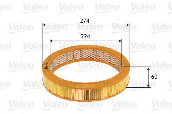 Воздушный фильтр VALEO 585619