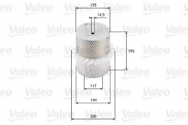 Воздушный фильтр VALEO 585638