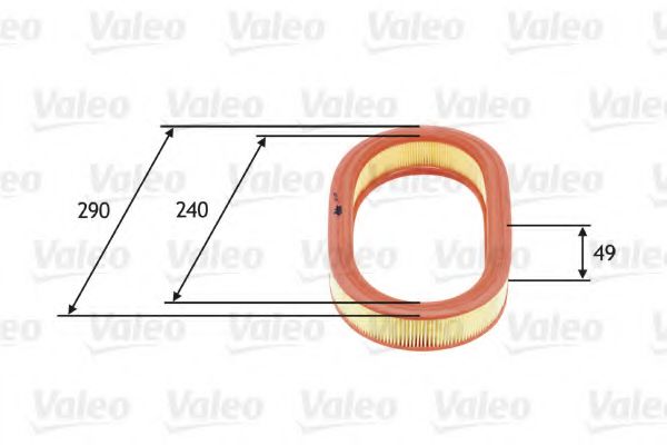 Воздушный фильтр VALEO 585640