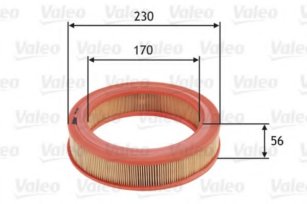 Воздушный фильтр VALEO 585650