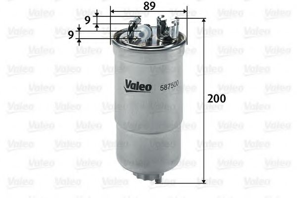 Топливный фильтр VALEO 587500