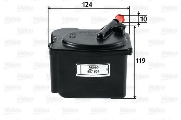 Топливный фильтр VALEO 587501