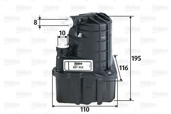 Топливный фильтр VALEO 587532