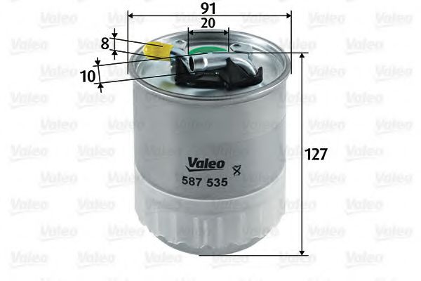Топливный фильтр VALEO 587535
