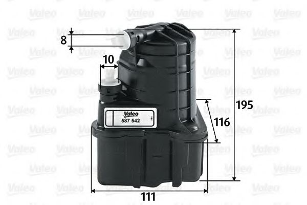 Топливный фильтр VALEO 587542