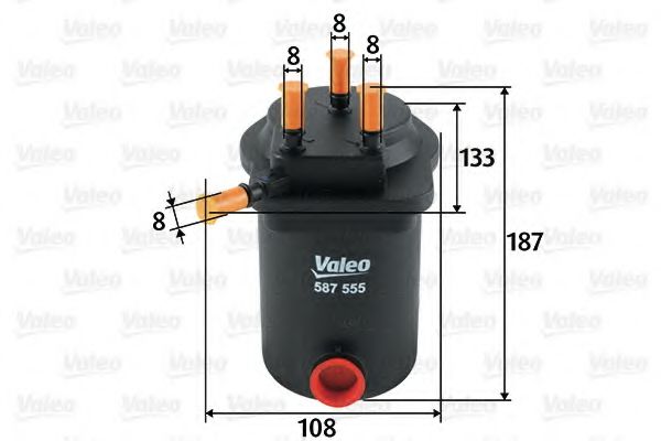 Топливный фильтр VALEO 587555
