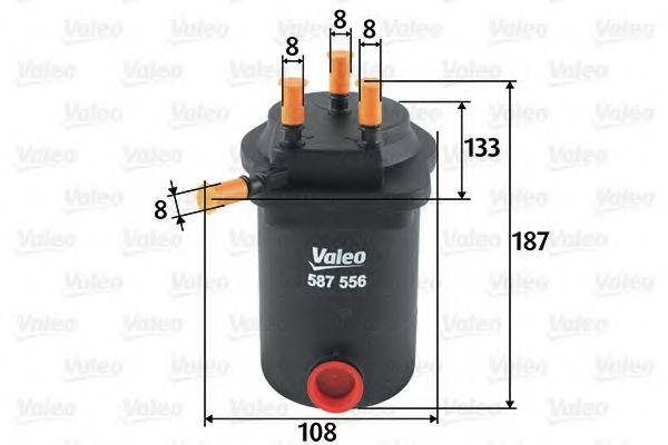 Топливный фильтр VALEO 587556