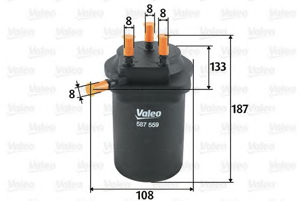Топливный фильтр VALEO 587559