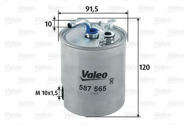 Топливный фильтр VALEO 587565