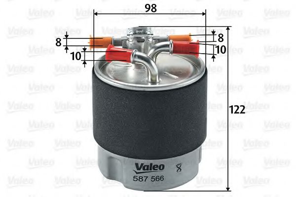 Топливный фильтр VALEO 587566