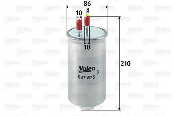 Топливный фильтр VALEO 587575