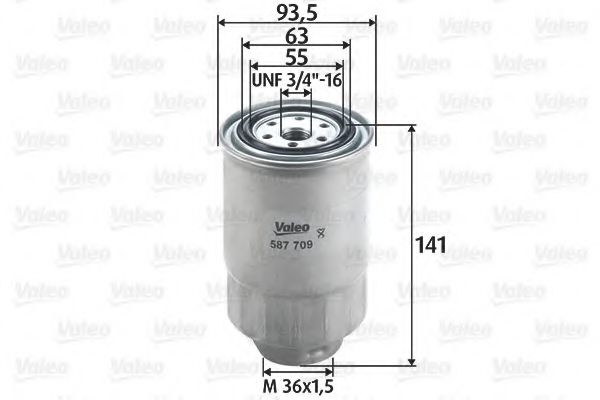 Топливный фильтр VALEO 587709