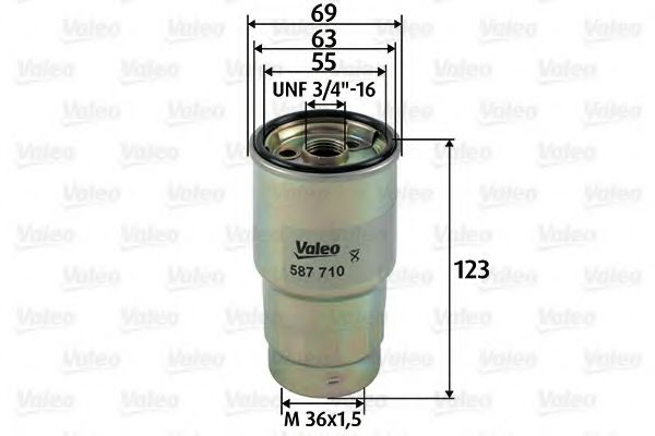 Топливный фильтр VALEO 587710