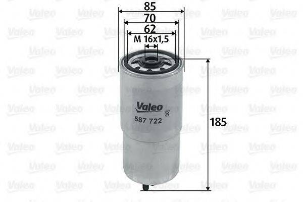 Топливный фильтр VALEO 587722