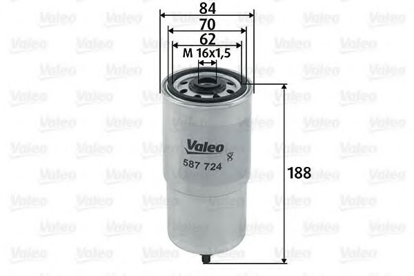 Топливный фильтр VALEO 587724