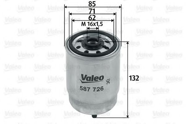 Топливный фильтр VALEO 587726