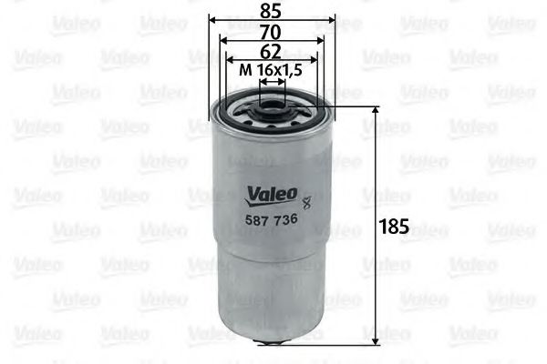 Топливный фильтр VALEO 587736
