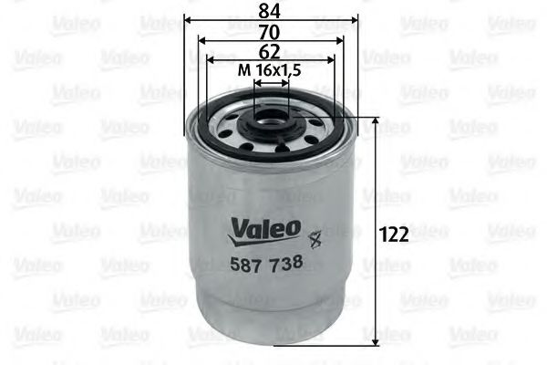 Топливный фильтр VALEO 587738
