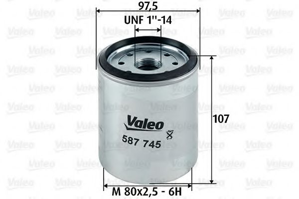 Топливный фильтр VALEO 587745