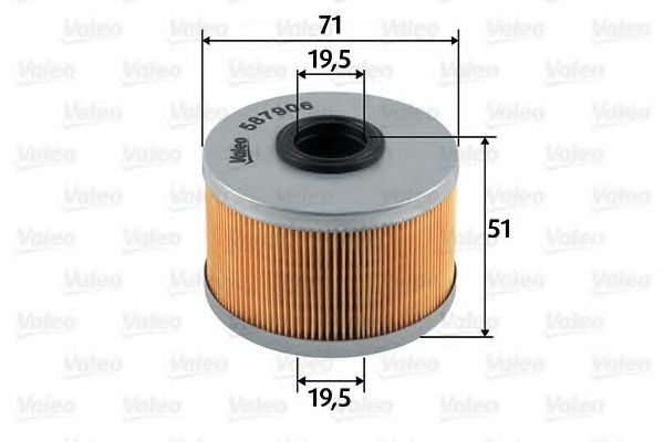Топливный фильтр VALEO 587906