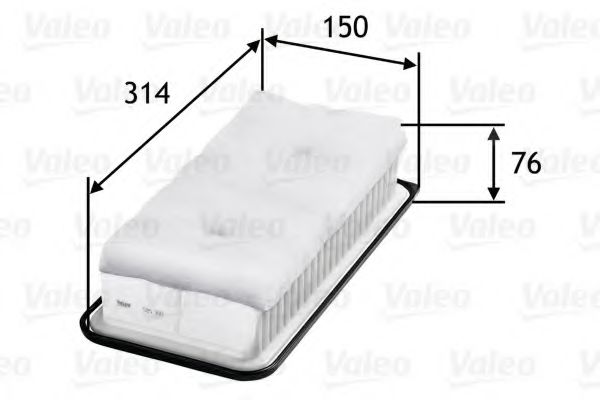Воздушный фильтр VALEO 585300