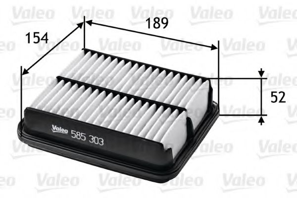 Воздушный фильтр VALEO 585303