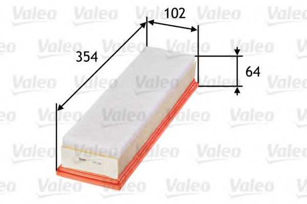 Воздушный фильтр VALEO 585311