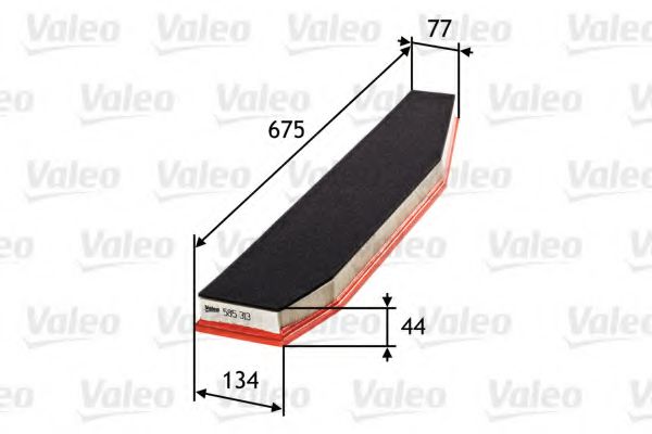 Воздушный фильтр VALEO 585313