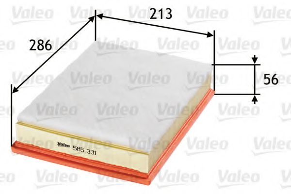 Воздушный фильтр VALEO 585331