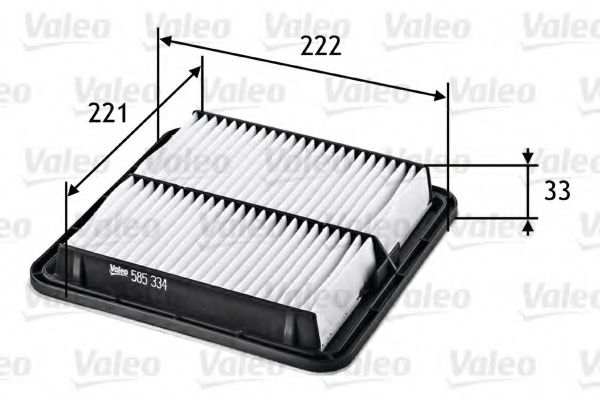 Воздушный фильтр VALEO 585334