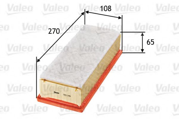 Воздушный фильтр VALEO 585349