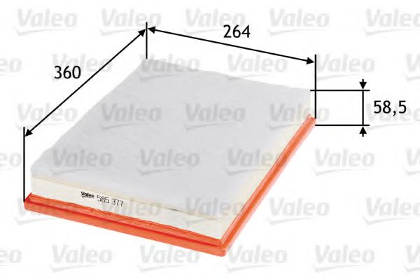 Воздушный фильтр VALEO 585377
