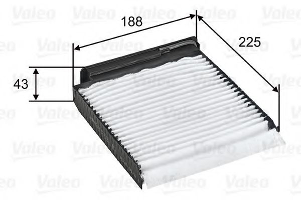 Фильтр салона VALEO 698753