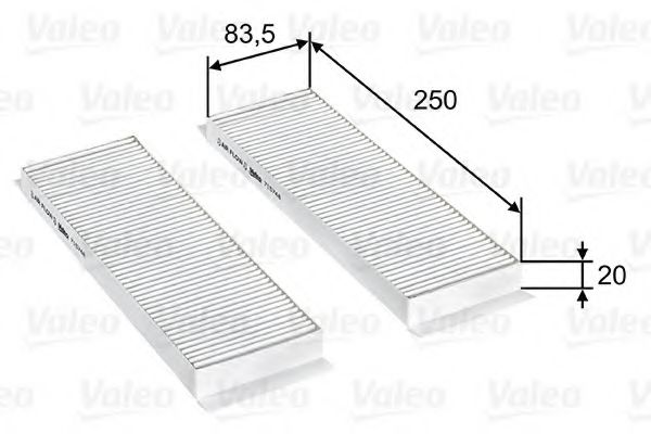 Фильтр салона VALEO 715748