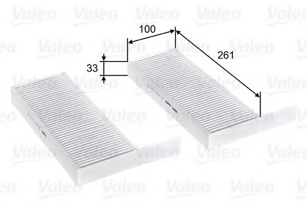 Фильтр салона VALEO 715808